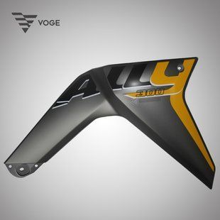 Пластик бака Правий для Voge 300 Rally Сіро-жовтий [341170184-0012] 100716 фото